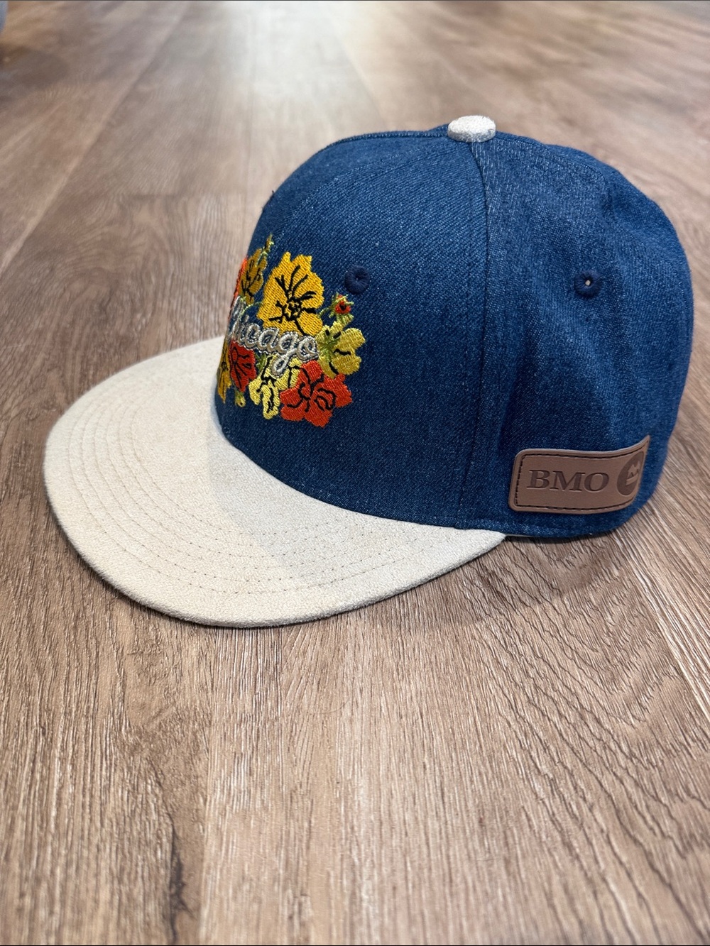 Chicago bulls Floral Embroidered Baseball Cap
